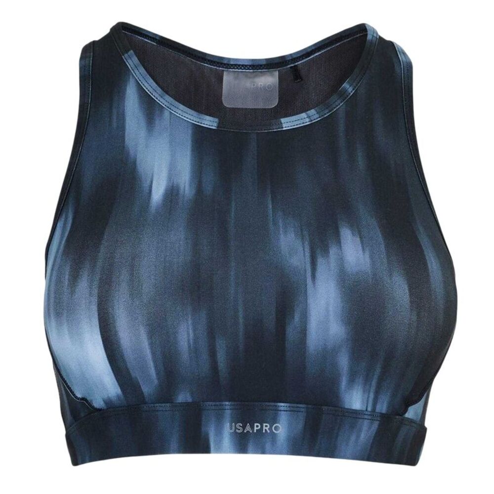 USA Pro Womens/Ladies Core Sports Bra / Blue